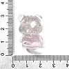 Transparent Resin Little Bear Ornament RESI-S015-01F-3