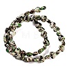 Spray Printed Synthetic Turquoise Beads Strands TURQ-P002-01A-02-3