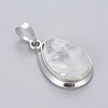 Natural Quartz Crystal Pendants G-L512-C23-2