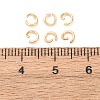 Brass Open Jump Rings KK-G604-08G-15-3