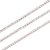 304 Stainless Steel Cuban Link Chains CHS-CJ0001-27P-4