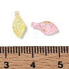 Transparent Acrylic and Gold Foil Pendants AC-CBAF9C1-04A-13-3
