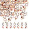 50Pcs Alloy Crystal Rhinestone Links/Connectors ALRI-FH0001-24-1