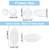 6Pcs 3 Style Plastic Baby Toy Insert Accessories AJEW-FH0002-64-2