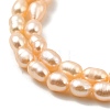 Natural Cultured Freshwater Pearl Beads Strands PEAR-I007-01L-03-4