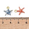 Alloy Enamel Pendants AL-CBA3844-02D-G-3