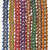 Painted Glass Beads Strands GLAA-Z021-09-1