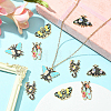 20Pcs 5 Styles Insect Series Alloy Enamel Pendants ENAM-CJ0005-40-7