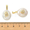 Natural Keshi Pearl Pendants PALLOY-JF05997-3