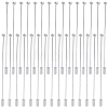 30Pcs Stainless Steel Brooch Pins JEWB-BC00001-18-1