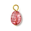 Natural Quartz Pendants PALLOY-JF01040-2