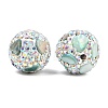 Handmade Polymer Clay Rhinestone Beads CLAY-H009-03A-2