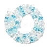 Ombre Effect Electroplate Glass Beads LS-EGLA-F168-01-2