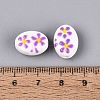 Handmade Porcelain Ceramic Beads PORC-Q005-07D-3