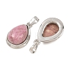 Natural Rhodochrosite Pendants G-L512-C08-2