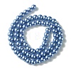 Eco-Friendly Dyed Glass Pearl Round Beads Strands HY-A008-6mm-RB015-3
