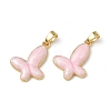 Brass Enamel Pendants KK-F924-16B-G01-1