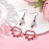 304 Stainless Steel Linking Ring Dangle Earring EJEW-MZ00133-2