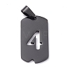 304 Stainless Steel Pendants STAS-H144-02EB-4-1