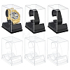 6Pcs 2 Colors Plastic Single Watch Display Cases CON-PH0003-65-1