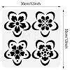 PET Hollow Out Drawing Painting Stencils DIY-WH0418-0016-2