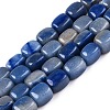 Natural Blue Aventurine Beads Strands G-T138-102-4