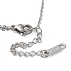Roman Numerals Stainless Steel Link Bracelets LS-BJEW-L689-01P-3
