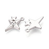 Rack Plating Alloy Crystal Rhinestone Pendants PALLOY-T091-37P-2