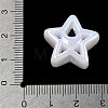 UV Plating Opaque Acrylic European Beads AC-CBA6658-04A-3