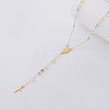 Vintage Imitation Pearl Rosary Bead Necklaces DK4661-3-1