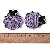 Handmade Polymer Clay & Rhinestone Big Pendants FIND-Q123-01F-3