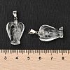 Synthetic Watermelon Stone Glass Pendants G-B127-10P-19-4