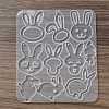 Rabbit DIY Pendant Silicone Molds DIY-G101-01B-3