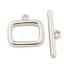 Brass Toggle Clasps KK-A223-19P-2