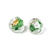Handmade Gold & Silver Foil Glass Beads FOIL-Q003-01E-3