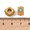 304 Stainless Steel Rhinestone European Beads RB-CBA72D5-04G-01-3