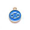 Alloy Enamel Pendants X-ENAM-S124-01A-02D-2