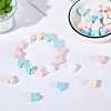 36Pcs 6 Colors Food Grade Eco-Friendly Silicone Beads SIL-NB0001-07-4
