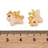 Alloy & Lampwork & Rhinestone Pendants FIND-G111-06MG-3