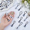 20Pcs 2 Styles Luminous PVC Plastic Replacement Zipper Puller Tabs FIND-CL0002-22-3