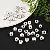 Brass Grade A Rhinestone Spacer Beads RB-A014-Z8mm-14S-4