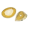 Natural Agate Nuggets Slice Links Connector Charms G-E022-M04-2