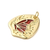 Rack Plating Brass Enamel Pendants KK-S372-04B-04-2