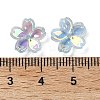 Transparent ABS Plastic Beads Cap FIND-B043-03D-3