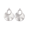 Non-Tarnish 304 Stainless Steel Big Pendants LS-STAS-B031-34P-2