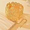 Flower Pattern Zinc Alloy with Crystal Rhineston Bangles FS-WG1639C-01-4