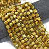 Natural Golden Tiger Eye Beads Strands G-K389-A15-01-2