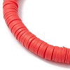 4Pcs 4 Styles Handmade Polymer Clay Beaded Stretch Bracelets BJEW-JB10416-5