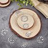 20Pcs 10 Style 201 Stainless Steel Pendants STAS-SC0004-38-4