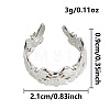 Ocean Animals 304 Stainless Steel Cuff Open Rings OU3325-7-1
